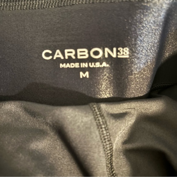 Carbon38 Legging in Takara Shine size medium m black shiny yoga dance run - Picture 5 of 5